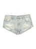 ONE X ONETEASPOON Blue Denim Shorts Size 29 waist - photo 1