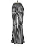 Jess Lea Stripes Black Casual Pants Size L - photo 2