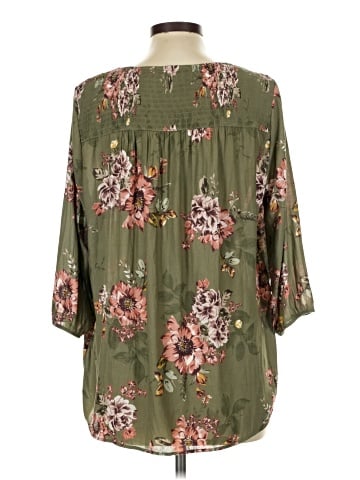 Torrid 3/4 Sleeve Blouse (view 2)