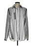 Unbranded Silver Long Sleeve Blouse Size L - photo 1