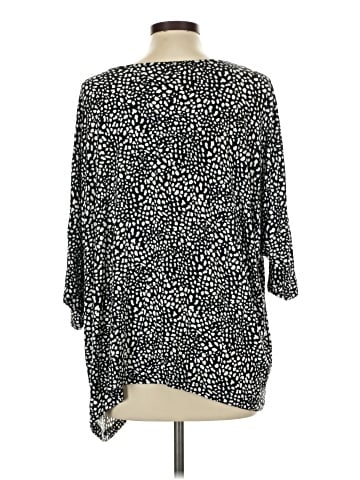 Half Moon by Modern Movement 3/4 Sleeve Blouse (view 2)