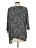 Half Moon by Modern Movement Black 3/4 Sleeve Blouse Size L - photo 2