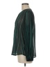 Collective Concepts 100% Polyester Teal Long Sleeve Blouse Size M - photo 5