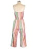 Elan Stripes Pink Jumpsuit Size S - photo 2