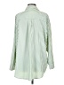 Anewsta 100% Polyester Stripes Green Long Sleeve Blouse Size S - photo 2