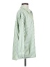 Anewsta 100% Polyester Stripes Green Long Sleeve Blouse Size S - photo 4