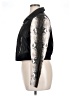 Halogen 100% Polyurethane Metallic Animal Print Black Silver Jacket Size XL - photo 5