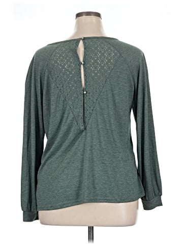 Shein Curve 3/4 Sleeve T-Shirt (view 2)