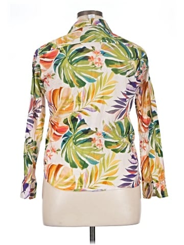Calypso St. Barth 3/4 Sleeve Button-Down Shirt (view 2)