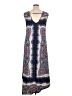 One World Paisley Blue Casual Dress Size 1X - photo 2