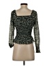 Madewell 100% Polyester Green 3/4 Sleeve Blouse Size XXS - photo 2