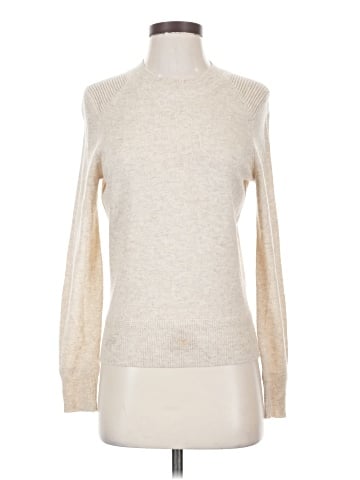 Aqua Cashmere Pullover Sweater (view 1)