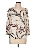 Jennifer Lopez Tan 3/4 Sleeve Blouse Size L - photo 1
