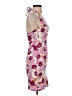 Shein Floral Pink Cocktail Dress Size 4 - photo 4