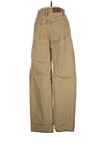 Madewell The Perfect Vintage Wide-Leg Jean in Light Chestnut Wash: Botanical-Dye Edition (view 2)