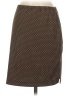 Petite Sophisticate 100% Polyester Houndstooth Brown Casual Skirt Size P (petite) - photo 1
