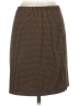 Petite Sophisticate 100% Polyester Houndstooth Brown Casual Skirt Size P (petite) - photo 2