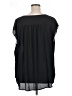 Spense 100% Polyester Black Short Sleeve Blouse Size 1X - photo 2
