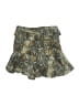 Zara 100% Polyester Animal Print Gold Casual Skirt Size XS - photo 1