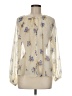 Zara Ivory Long Sleeve Blouse Size M - photo 1