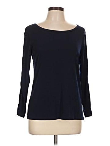 Always Indigo Long Sleeve Top (view 1)