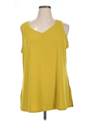 Susan Graver Sleeveless T-Shirt (view 1)