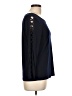 Always Indigo Black Long Sleeve Top Size L - photo 4
