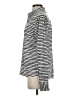 Belyn Key Stripes Silver Ivory Long Sleeve Blouse Size S - photo 5