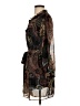 Zara Paisley Brown Cocktail Dress Size S - photo 5