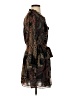 Zara Paisley Brown Cocktail Dress Size S - photo 4