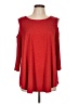 Ruby Rd. Red 3/4 Sleeve Top Size L - photo 1