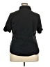 George Black Short Sleeve Blouse Size 2X - photo 2