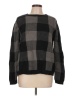 Pendleton Checkered-gingham Black Pullover Sweater Size L - photo 1