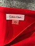Calvin Klein Solid Red Cocktail Dress Size 4 - photo 7