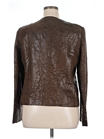 Lafayette 148 New York Leather Jacket (view 2)
