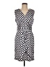 H&M 100% Polyester Polka Dots Blue Casual Dress Size 8 - photo 1