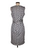 H&M 100% Polyester Polka Dots Blue Casual Dress Size 8 - photo 2
