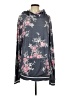 Unbranded Floral Gray Pullover Hoodie Size L - photo 1