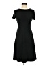 Bebe Solid Black Casual Dress Size S - photo 1