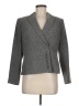 Kasper A.S.L. 100% Polyester Chevron-herringbone Gray Blazer Size 8 Petite - photo 1