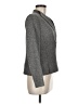 Kasper A.S.L. 100% Polyester Chevron-herringbone Gray Blazer Size 8 Petite - photo 4