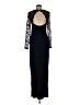 Betsy & Adam Black Blue Cocktail Dress Size 6 - photo 2