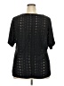 Unbranded Black Short Sleeve Blouse Size 3XL - photo 2