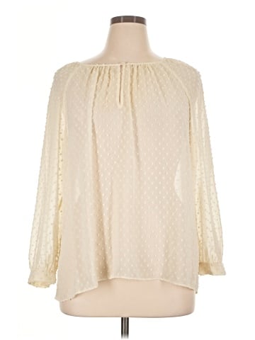 J.Crew Factory Store 3/4 Sleeve Blouse (view 1)