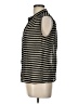 J.Crew Stripes Black Sleeveless Button-Down Shirt Size 10 - photo 5
