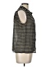 J.Crew Stripes Black Sleeveless Button-Down Shirt Size 10 - photo 4