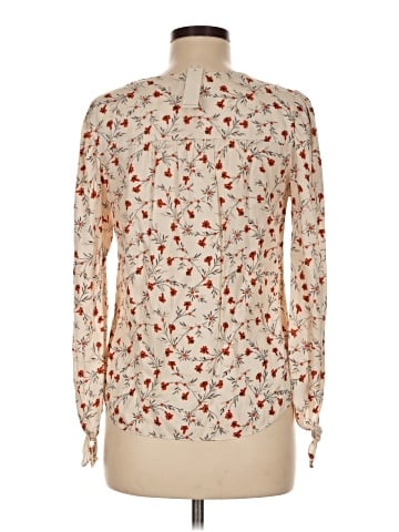 Rebecca Taylor Long Sleeve Silk Top (view 2)