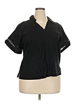 Simply Vera Vera Wang Short Sleeve Polo (view 1)