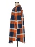 Reborn Plaid Orange Casual Dress Size M - photo 5