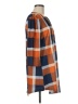 Reborn Plaid Orange Casual Dress Size M - photo 4